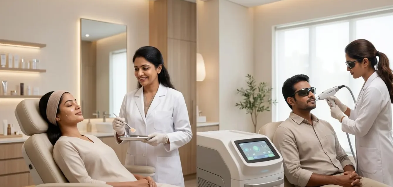 Chemical Peels vs. Laser Treatments Skin Rejuvenation Chemical Peels vs. Laser Treatments Skin Rejuvenation