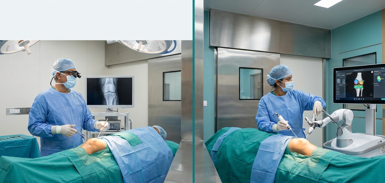 Robotic Knee Replacement vs Conventional Knee Replacement What's the Difference